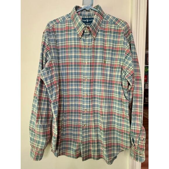 Polo Ralph Lauren Plaid Button Down Shirt - Men's XL - Picture 1 of 8